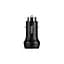 Автомобільний зарядний пристрій Hoco Z7 2 USB Kingkong Black - мініатюра 1