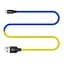 Кабель ColorWay USB - micro USB (M/M), 2.4 А, 1 м, Blue/Yellow (CW-CBUM052-BLY) - миниатюра 2
