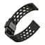 Ремінець для Garmin Venu Venu Sq Venu Sq 2 Venu 2 Plus - чорний ширина кріплення 20мм силікон Watchbands double (W39-7WB28983202) - мініатюра 2