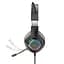 Ігрові дротові навушники Hoco W107 Cute Cat Ear, USB, 3.5mm, 2m, Black-Pink - мініатюра 3