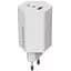 Зарядное устройство Canyon HEXAGON 65 GaN 65W 2xPD 1xQC EU White (CND-CHAHEX65W) - миниатюра 1
