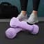 Гантели для фитнеса неопреновые Gymtek Hex 2х1кг лавандовый - мініатюра 3