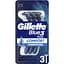 Бритвы одноразовые Gillette Blue 3 Comfort 3 шт. - миниатюра 1