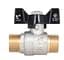 Кран кульовий Thermo Alliance Base 1/2" ЗЗ прямий, PN40, метелик SD606W15 - мініатюра 3