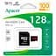 Карта пам'яті MicroSDHC 128GB UHS-I Class 10 Apacer + SD adapter (AP128GMCSX10UB-R) - мініатюра 2