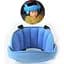 Фіксатор голови для автомобіля Head Holder BLUE565655 блакитний - мініатюра 1