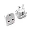 Перехідник мережевий 2 Pin EU Plug Adapter ep0018 White - мініатюра 1