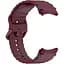 Силиконовый ремешок BeCover Ribbed Tape для Samsung Galaxy Watch (20 mm) 3 41 mm/4 40mm-44mm/5 40-44mm/6 40-44mm/7 40-44mm Red Wine (712049) - миниатюра 2
