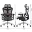 Ігрове крісло Sihoo DORO C300L Mesh Black (DORO-C300L-A3-101) - мініатюра 10