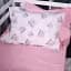Наволочка MirSon Poplin Line Kids 04 Cats 60х60 см розовая (2200009714252) - миниатюра 1