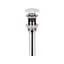 Донний клапан з переливом Qtap PU02O 70x70x227.5 White, Білий - мініатюра 2