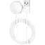 Зарядка магнитный кабель HOCO CW39 Wireless charger USB для iWatch 1 - 7 / SE белая - миниатюра 1