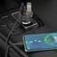 АЗУ FM модулятор Borofone BC43 Flash 18W+QC3.0 (2USB-A) Black - миниатюра 7