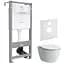 Комплект инсталляция 4 в 1 Volle Master Evo 212010 + унитаз Laufen Pro Rimless H8669570000001 с сидением Soft Close, Белый - миниатюра 1