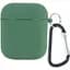 Чехол Silicone Case + Carabine для Apple AirPods Pine Needle [97529] - миниатюра 1