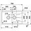 Кухонная мойка Franke Basis, фрагранит, прямоугольник, с крылом, 780х500х200мм, чаша - 2, накладная, BFG 651-78, серый камень - миниатюра 2