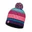 Шапка Buff Junior Knitted & Polar Hat Hops Plum Різнокольоровий - мініатюра 1