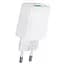 МЗП Hoco C72Q Glorious QC3.0 18W (1USB-A) Білий - миниатюра 2