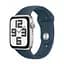 Смарт-годинник Apple Watch SE 2 GPS 40 mm Silver Aluminium Case with Storm Blue Sport Band S/M (MRE13) - мініатюра 2