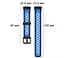 Силиконовый ремешок Primolux Perfor Classic для фитнеса браслета Huawei Band 7- Black Blue - миниатюра 6