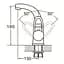 Смеситель для раковины Aquatica HL-1A230C 9734000 - миниатюра 2