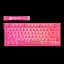 Клавіатура Attack Shark R82 HE Contours Side Printed Pink - мініатюра 1