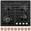 Варочная поверхность Ventolux HG640-VAG3 Cest газовая BK - миниатюра 5