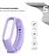 Силіконовий ремінець для Xiaomi MI Band 5 / MI Band 6 [Lavender] [49486] - мініатюра 2