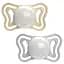 Пустышка силиконовая Chicco Physio Light, 6-16 мес., с футляром, люминесцентная, 2 шт. (71038.41) - миниатюра 1
