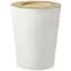 Мусорное ведро МВМ My Home Scandinavia 22.8х28 см белое (BIN-20 9L WHITE/WOOD) - миниатюра 1