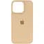 Чехол Epik Silicone Case (AA) Logo with MagSafe для Apple iPhone 15 Pro Max (6.7) Бежевый / Desert Gold - миниатюра 1