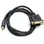 Кабель мультимедійний mini DisplayPort (M) to VGA (M), 1.0m, black PowerPlant (CA911998) - мініатюра 1