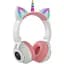 Дитячі бездротові навушники Opt-Top Єдиноріг Cat STN-27 LED Bluetooth з котячими вушками (1756375322) - мініатюра 1