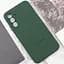 Чохол Silicone Cover Lakshmi Full Camera (AAA) with Logo для Samsung Galaxy A56 5G Зелений / Cyprus Green - мініатюра 5