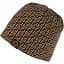 Шапка Brain с паттерном 58 Black/brown - миниатюра 2
