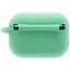 Чехол для наушников Blueo AirPods Pro Silicone Case+Carbine [Spearmint] [47180] - миниатюра 4