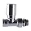 Кран вентильний прямий з американкою Solomon 1/2″ chrom 1875 з ущільнювачем 000015809 - мініатюра 4
