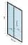 Душова кабіна Rea Rapid Fold 100x90 black REA-K6423 + REA-K6419, Чорний матовий, Універсальна, прозрачний, Чорний матовий - мініатюра 6