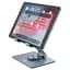 Підставка для ноутбука та планшета Hoco PH52 Might metal rotating tablet desktop holder Сірий - мініатюра 2