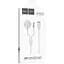 USB Cable Hoco U69 Portable 2-in-1 Lightning + IWatch Wireless Charger White 1m - мініатюра 4