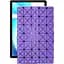 Чехол StatusCASE из экокожи для планшета Realme Pad 2021 Фиолетовый ромб - миниатюра 1