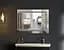 Дзеркало Mixxus WARM MR02-70x50 з LED Touch, Anti-fog, димером, регулюванням яскравості, годинником (MI6668) - мініатюра 4