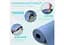 Килимок для йоги та фітнесу EasyFit TPE+TC 6 мм двошаровий (EF-1924-LBBL) - мініатюра 3
