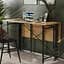 Стіл-книга трансформер Оріон 3 Ferrum-decor 750x1150x880 Чорний метал ДСП Дуб Артізан 16 мм (FRD-105086) - мініатюра 1