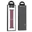 Ремінець силіконовий Hoco iWatch WA07 magnetic 42/ 44/ 45/ 49 mm grey червоний wine - мініатюра 3