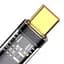Кабель Baseus Explorer Series Auto Power-Off Fast Charging Data Cable USB to Type-C 100W 2m CATS000301 Black - мініатюра 3