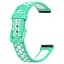 Силиконовый ремешок Primolux Perfor Classic для фитнеса браслета Huawei Band 7- Teal White - миниатюра 3