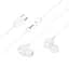 Проводные наушники Hoco M116, вакуумные, с микрофоном, Type-C, 1.2m, white - миниатюра 2