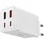 МЗП Baseus GaN6 Pro OS 65W (2USB-A/2C) + кабель Type-C to Type-C (P10162701) White - мініатюра 6