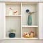 Ваза декоративна МВМ My Home, 7,5 см, синя (DH-FLOWERS-08 DARK BLUE) - мініатюра 5